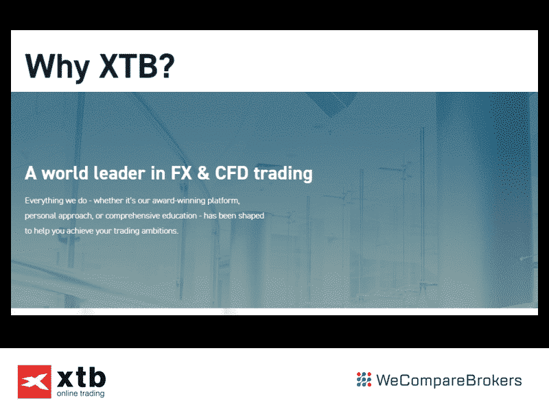 XTB Broker Review | Homepage | We Compare Brokers