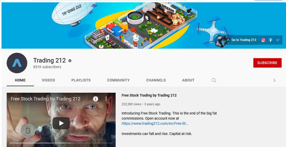 trading 212 youtube account